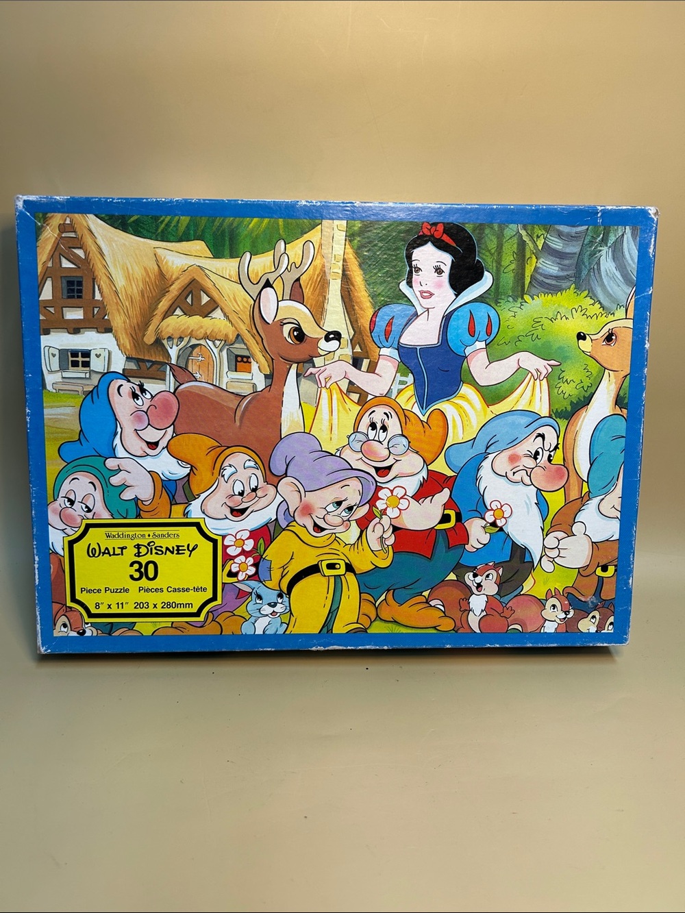 Vintage puzzle from 1986 Snow White and the House of the Enchanted Forest 30 pcs